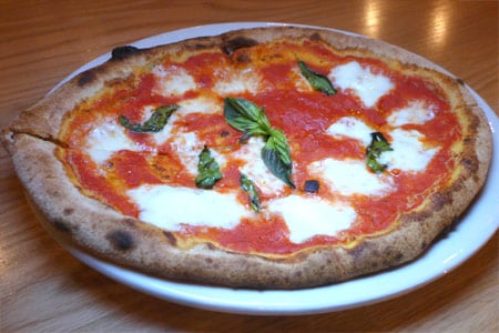 Neapolitan pizza at Obicà Mozzarella Bar, Pizza e Cucina