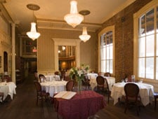 A dining room at Restaurant August in New Orleans