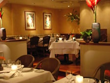 The dining room at Chef Mavro in Hawaii