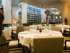 The dining room of L'Espalier in Boston