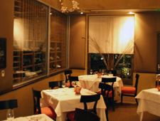 A dining room at Providence in Los Angeles