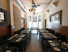 Dining room at MorSo, Chicago, IL Dining room at MorSo, Chicago, IL
