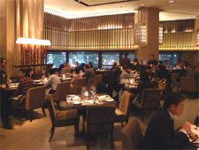 Dining room at Cafe Gray Deluxe, Admiralty, hong-kong Dining room at Cafe Gray Deluxe, Admiralty, hong-kong