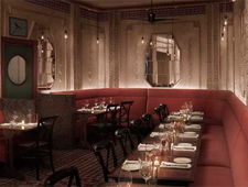 Dining room at Bar Marmont, West Hollywood, CA Dining room at Bar Marmont, West Hollywood, CA