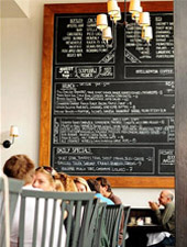 Dining room at Village Idiot, West Hollywood, CA Dining room at Village Idiot, West Hollywood, CA