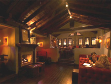 Dining room at The Den of Hollywood, West Hollywood, CA Dining room at The Den of Hollywood, West Hollywood, CA