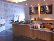 Dining room at Farmshop, Santa Monica, CA Dining room at Farmshop, Santa Monica, CA