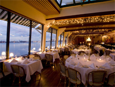 Dining room at The Water Club, New York, NY Dining room at The Water Club, New York, NY