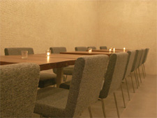 The dining room of Sorella in New York City