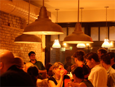 Dining room at Bark Hot Dogs, Brooklyn, NY Dining room at Bark Hot Dogs, Brooklyn, NY