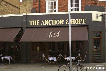 Anchor & Hope, London, uk