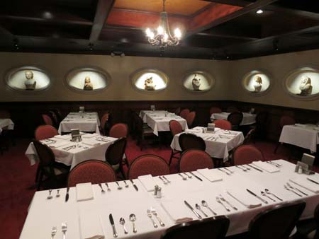 Dining room at Bern's Steak House, Tampa, FL Dining room at Bern's Steak House, Tampa, FL