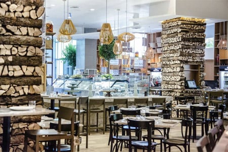 Bottega Americano in San Diego is a European-style marketplace and chic restaurant