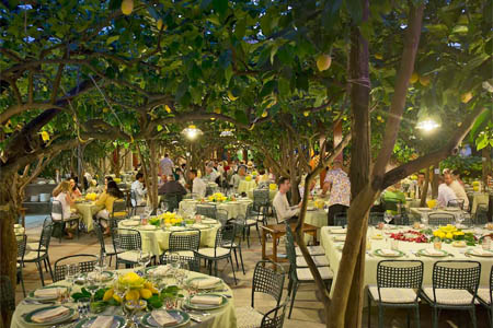 Da Paolino Lemon Trees Restaurant, Capri, italy