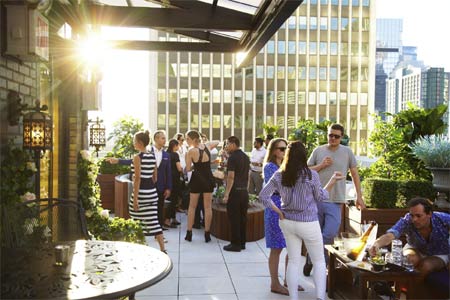 Elsie Rooftop has a terrace that boasts lovely city views