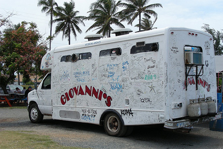 Giovanni’s Original White Shrimp Truck, Kahuku, HI