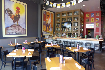 Dining room at Loteria Grill, Santa Monica, CA Dining room at Loteria Grill, Santa Monica, CA