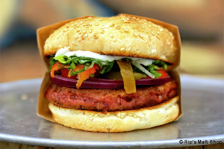 Rip’s Malt Shop serves vegan burgers and more