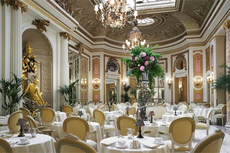 The Ritz Palm Court, London, uk
