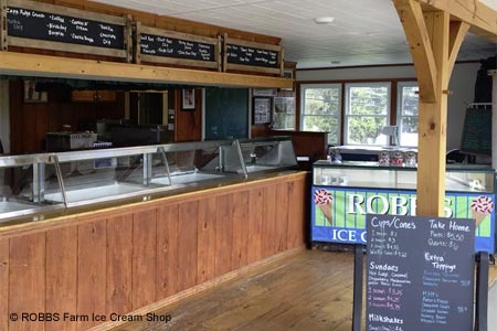 ROBBS Farm Ice Cream Shop, South Glastonbury, CT