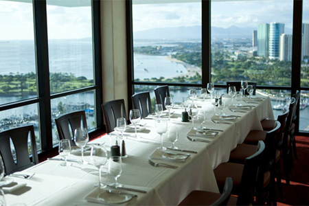 Dining Room at THIS RESTAURANT IS CLOSED Sarento's at The Top of The Ilikai, Honolulu, HI