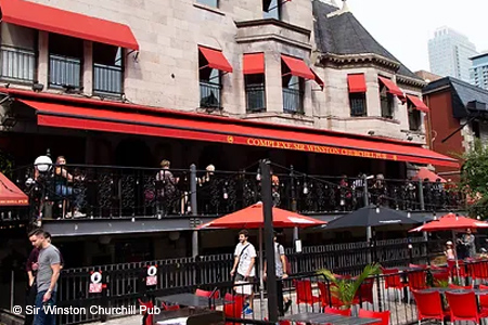 Sir Winston Churchill Pub, Montréal, canada