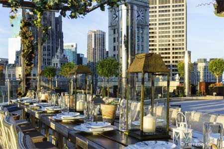 Terrace 16 has opened at Trump International Hotel & Tower Chicago