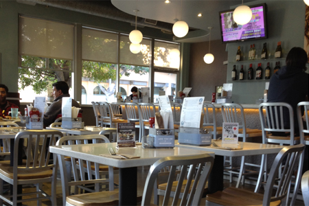 Dining room at The Counter, Santa Monica, CA Dining room at The Counter, Santa Monica, CA