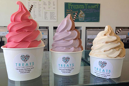 THIS RESTAURANT IS CLOSED Treats Frozen Yogurt & Ice Bar, Santa Monica, CA