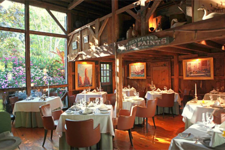 Dining Room at The White Barn Inn Restaurant, Kennebunk, ME