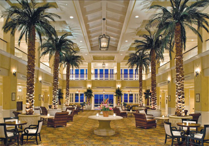 Inside Grand Lucayan Hotel on Grand Bahama Island
