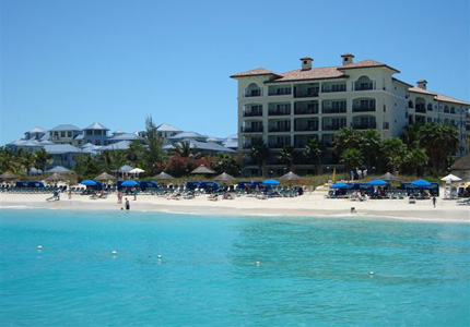 The beachfront at Beaches Turks and Caicos Hotel