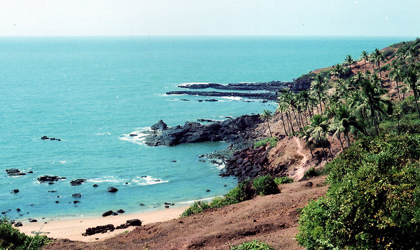 The serene beaches of Goa, India provide a welcome holiday escape