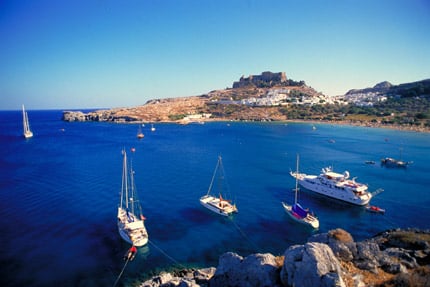The Greek island of Rhodes, one of our Top 10 New Year's Eve Destinations