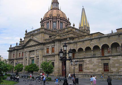 The Guadalajara Cathedral, or Cathedral of the Assumption of Our Lady, in Guadalajara, Jalisco The Guadalajara Cathedral, or Cathedral of the Assumption of Our Lady, in Guadalajara, Jalisco