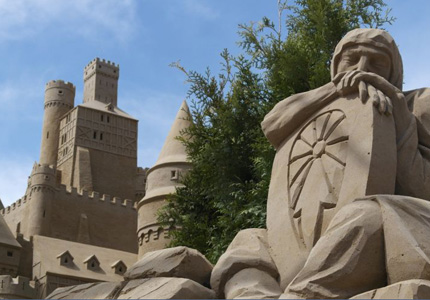 The sand hotel in Oss, Netherlands is modeled after a medieval castle The sand hotel in Oss, Netherlands is modeled after a medieval castle