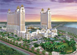 Galaxy Macau, a mega-resort casino entertainment complex in China Galaxy Macau, a mega-resort casino entertainment complex in China