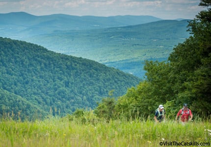 Enjoy the outdoors on a hike in the Catskills