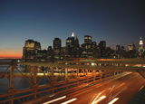 The New York city skyline at night The New York city skyline at night