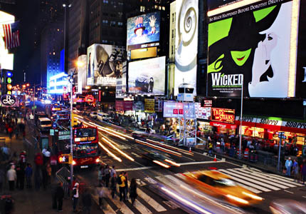 Visit Times Square, one of GAYOT's Top 10 Things to Do in New York City