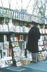 Typical sight: a book dealer