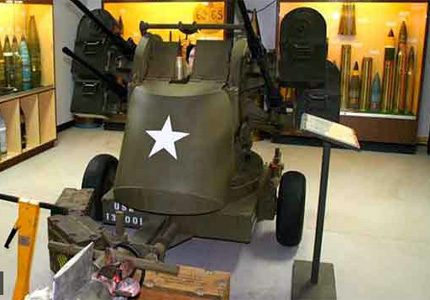 The Quad .50 Cal Machine Gun at Estrella Warbird Museum in Paso Robles, California