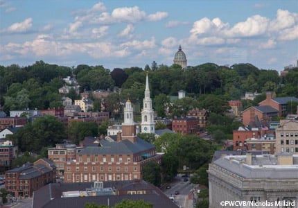 Explore the historic architecture on the East Side of Providence, Rhode Island