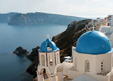 A view in Santorini, Greece A view in Santorini, Greece