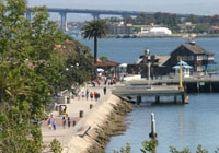 Rent a boat or jet-ski at the Seaport Village in San Diego Seaport Village