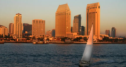 Rent a sailboat and view San Diego from the ocean