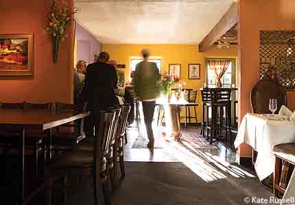 The dining area at 315 Restaurant & Wine Bar in Santa Fe, New Mexico The dining area at 315 Restaurant & Wine Bar in Santa Fe, New Mexico