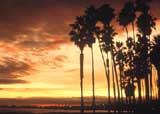 The sun sets over Santa Barbara, one of our Top Romantic Destinations