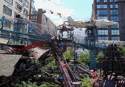 The City Museum in St. Louis, Missouri, was formerly a shoe factory
