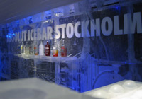 Inside the Absolut Icebar Stockholm